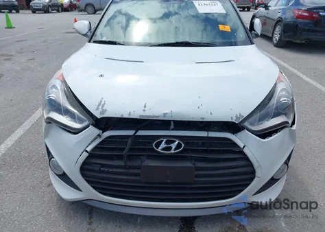 2015 Hyundai Veloster Turbo from USA, damaged, VIN KMHTC6AE7FU243433